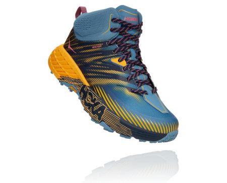 Hoka One One Speedgoat Mid GORE-TEX 2 - Bocanci Munte Dama Albastri | RO-CJgssRz